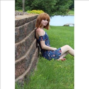 Floral Form Fitting Dress
